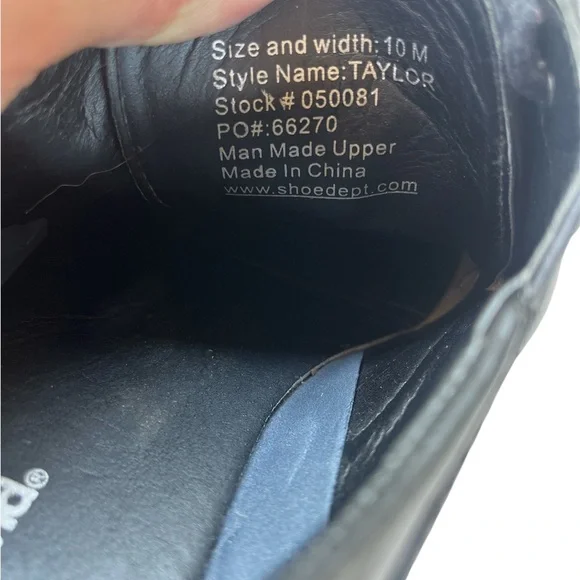 Robert David Classic Black Men's Taylor Dress Shoes Men’s size 10 M - Picture 7 of 10